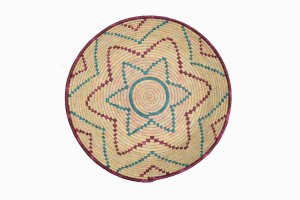 Moroccan straw platter SRTR105