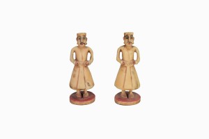 Vintage bone Indian figurines
