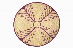 Moroccan straw platter SRTR110
