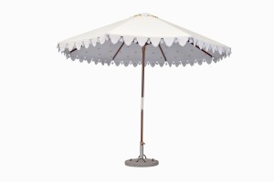 Sunshade pale grey gold star lining 