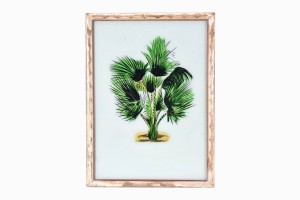 Indian glass painting of a palm (large)