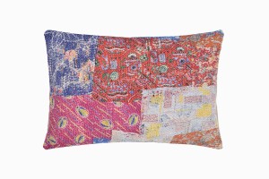 Kantha stitch cushion KAN 4