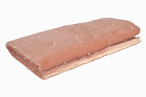BS12 quilted bedspread boudoir rose