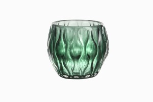Swedish green glass votive Ref 1