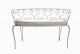 Deauville white metal love seat