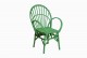 Green bentwood straight back chair