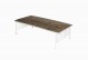 Palm Springs coffee table white with wood top