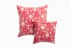 Rose block print cushions