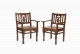 Lodhi dark wood chairs