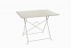 White rectangular bistro table No 2