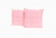 Pink zig zag cotton cushions