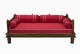 Haveli dark wood sofa