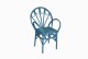 Bentwood chair Ref B blue side view