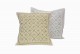 Gold and silver flower sequin cushions