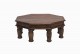 Haveli dark wood octagonal table