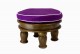 Haveli dark wood stool