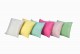Pastel coloured silk 12 inch cushions