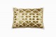 Moroccan gold diamond pattern cushion