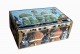 Taj Mahal painted metal trunk